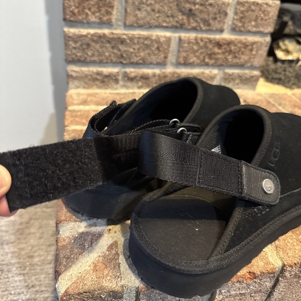 UGG Goldencoast Clog Men's Size 11 Sandal Black Suede M/1142172 #648 - Picture 16 of 16